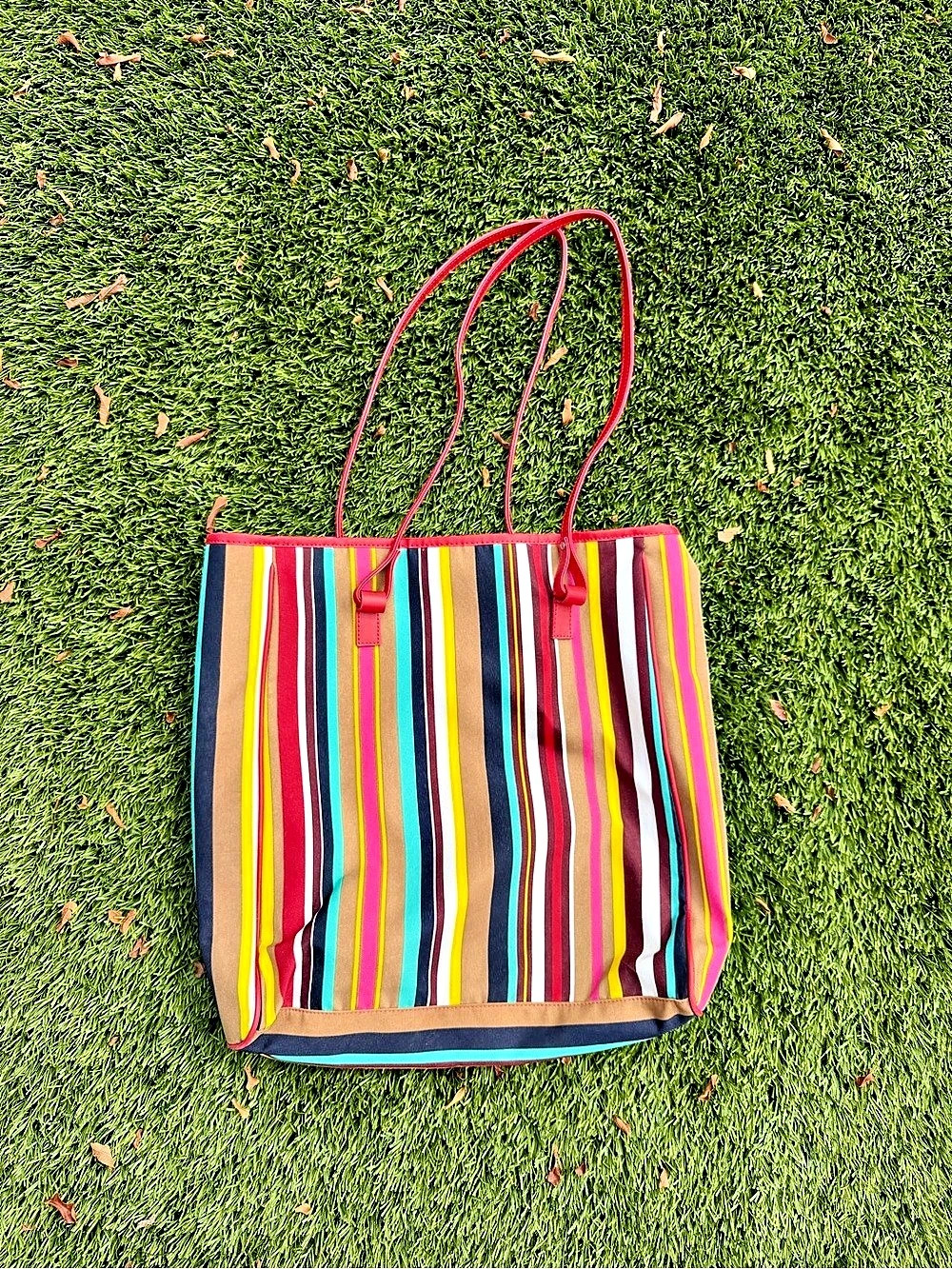 Striped Tote in Multicolor